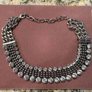 Crystal choker necklace